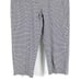 Plan C Check Pants Black White Blue Capri Hi Rise Crop z 42 IT / 6 US Women's