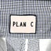 Plan C Check Pants Black White Blue Capri Hi Rise Crop z 42 IT / 6 US Women's
