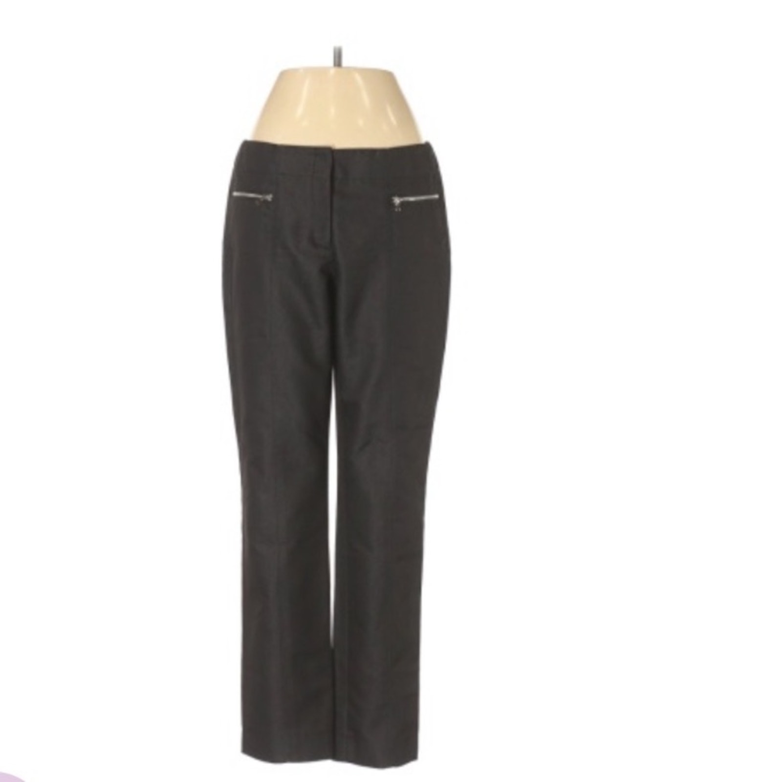 Etcetera gray cropped ankle dress pants