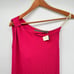 ENZA COSTA NWT Luxe Knit One Shoulder Pink Maxi Dress // S