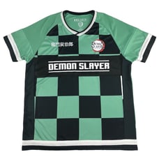 BoxLunch Soccer Jersey Shirt XL DEMON SLAYER Tanjiro Kamado Football Kit Anime