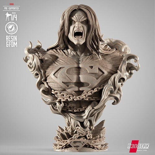Superman, dark Knight statue