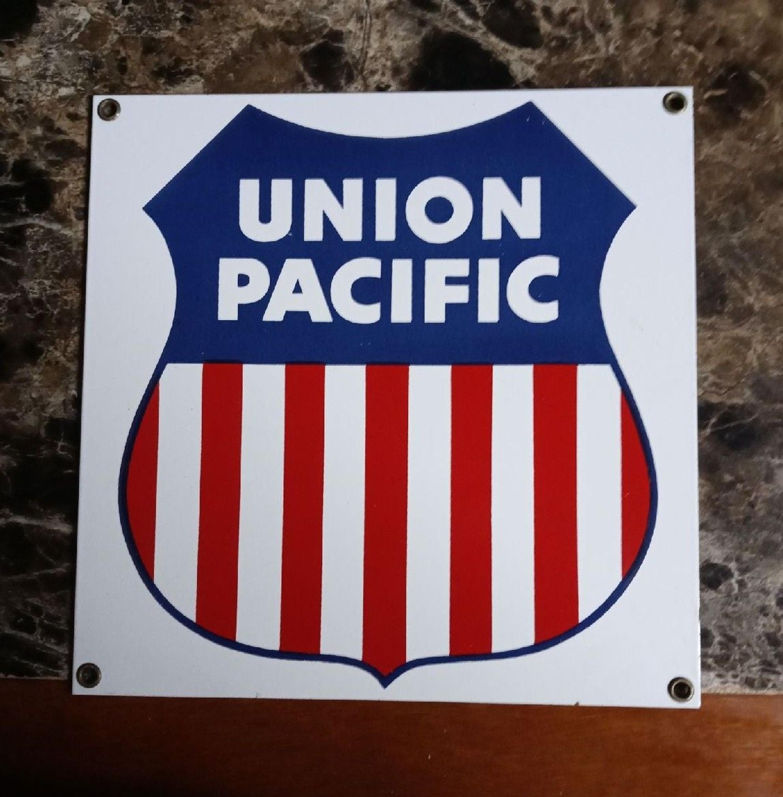 Union Pacific railroad sign