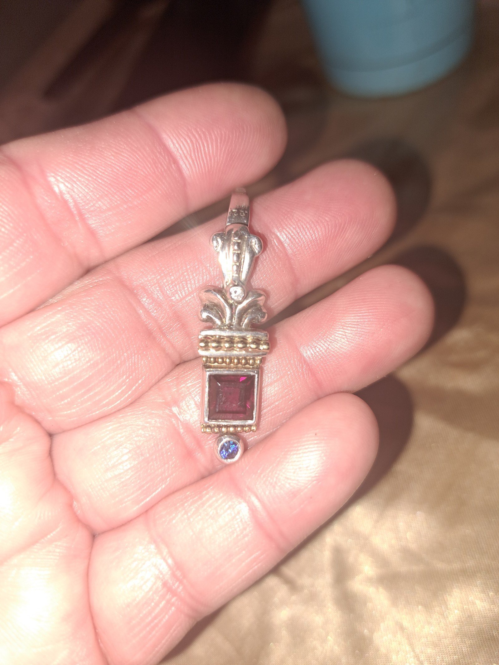 18kt/925 Enhancer pendant