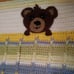 Handmade Baby Blanket - Baby bear