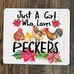 Mouse Pad Just a Girl Who Loves Peckers