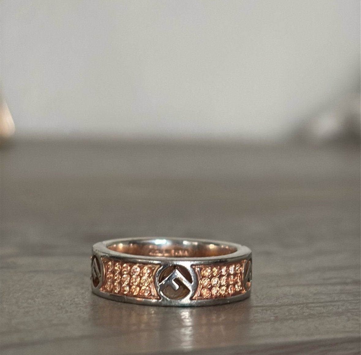 Fendi Ring with rhinestones