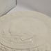 White Embossed Large Oval Turkey Platter; White Ceramic