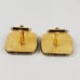 Rare Dante Incolay Stone cufflinks Roman God Apollo & Calliope Black White Gold