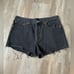 Levi’s 501 High Waisted Button Fly Festival Distressed Shorts Size 31 M L
