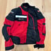 Duhan Red Mens Racing Armored Motorcycle Jacket Sz Medium