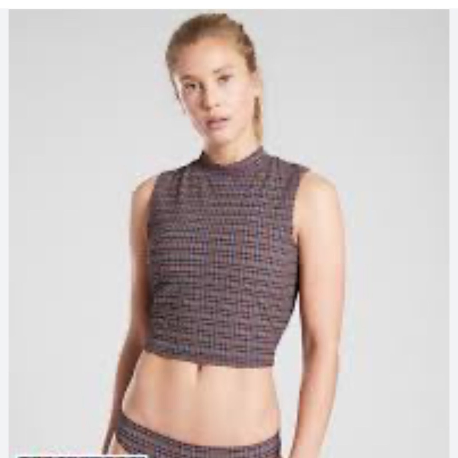 Athleta size‎ XS seer sucker rashguard bikini set