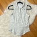 Lululemon Quick-Dry Sleeveless Polo Shirt Terrazzo Marble Silver Ice Mult Size 2