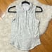 Lululemon Quick-Dry Sleeveless Polo Shirt Terrazzo Marble Silver Ice Mult Size 2