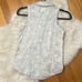 Lululemon Quick-Dry Sleeveless Polo Shirt Terrazzo Marble Silver Ice Mult Size 2