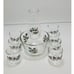 Vintage Indiana Glass Christmas Holly Berry Rocks Glasses/Punch Bowl 9 Pc Set