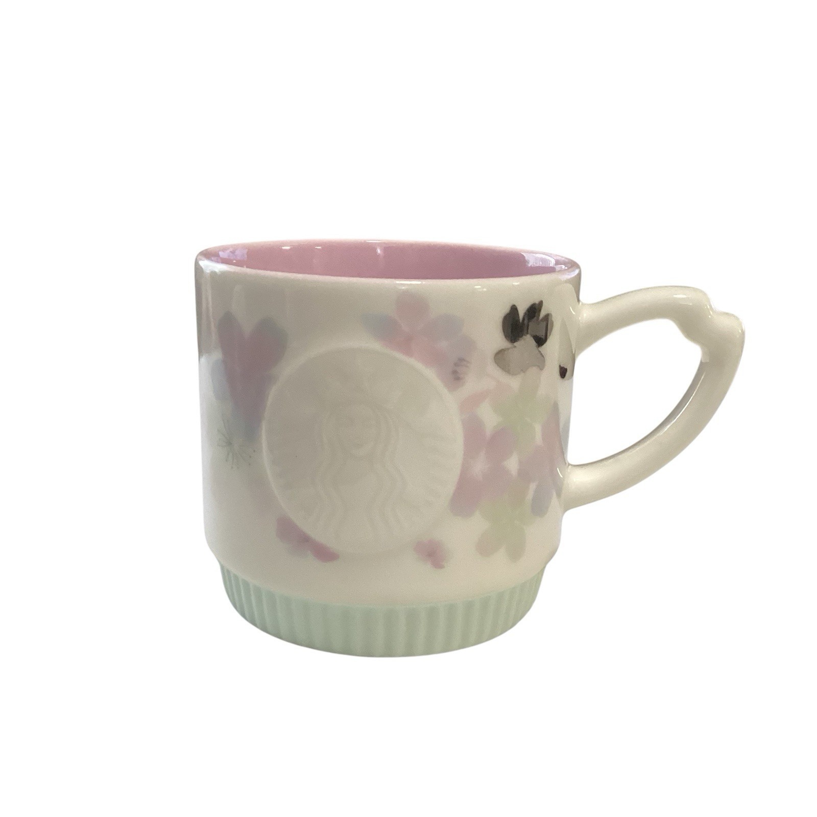 Starbucks Sakura Japanese 2021 Mug Cup Petal Handle 12oz