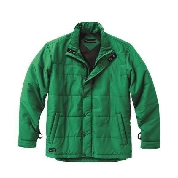 DDX Dri-Duck Mens Green Transverse Insulated Therma Puffer Jacket Size XL NWT