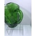 Fostoria COIN FROSTED Emerald Green 6 1/2 - 32 OZ PITCHER. Beautiful Rare.