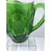 Fostoria COIN FROSTED Emerald Green 6 1/2 - 32 OZ PITCHER. Beautiful Rare.