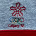 Vintage 88 Calgary Winter Olympic Games Colorblock Crewneck Sweatshirt L Rings
