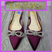 Lilly Pulitzer Brit Slingback Amarena Cherry NWOT Size 7.5 MSRP 198!