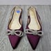 Lilly Pulitzer Brit Slingback Amarena Cherry NWOT Size 7.5 MSRP 198!