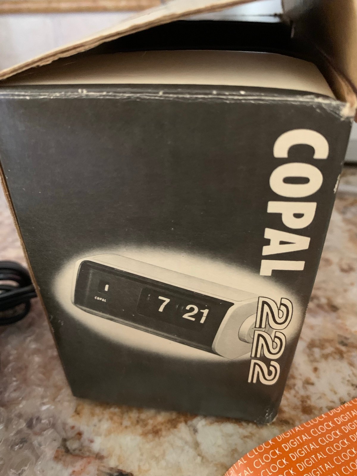 Vintage Copal 222 Digital Electric Clock