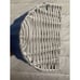Blue Bicycle Storage Basket // Faux Wicker Woven Vinyl