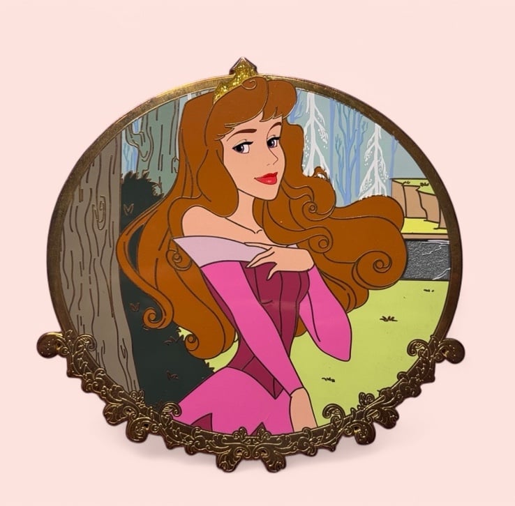 Sleeping Beauty Princess Aurora Disney Princess fantasy enamel pin