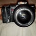 Minolta 7000 maxxum camara with lens and flash