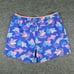 Chubbies Shorts Mens 2XL Blue Pink Classsic Swim Trunk Daddy Shark 5.5'' Adult