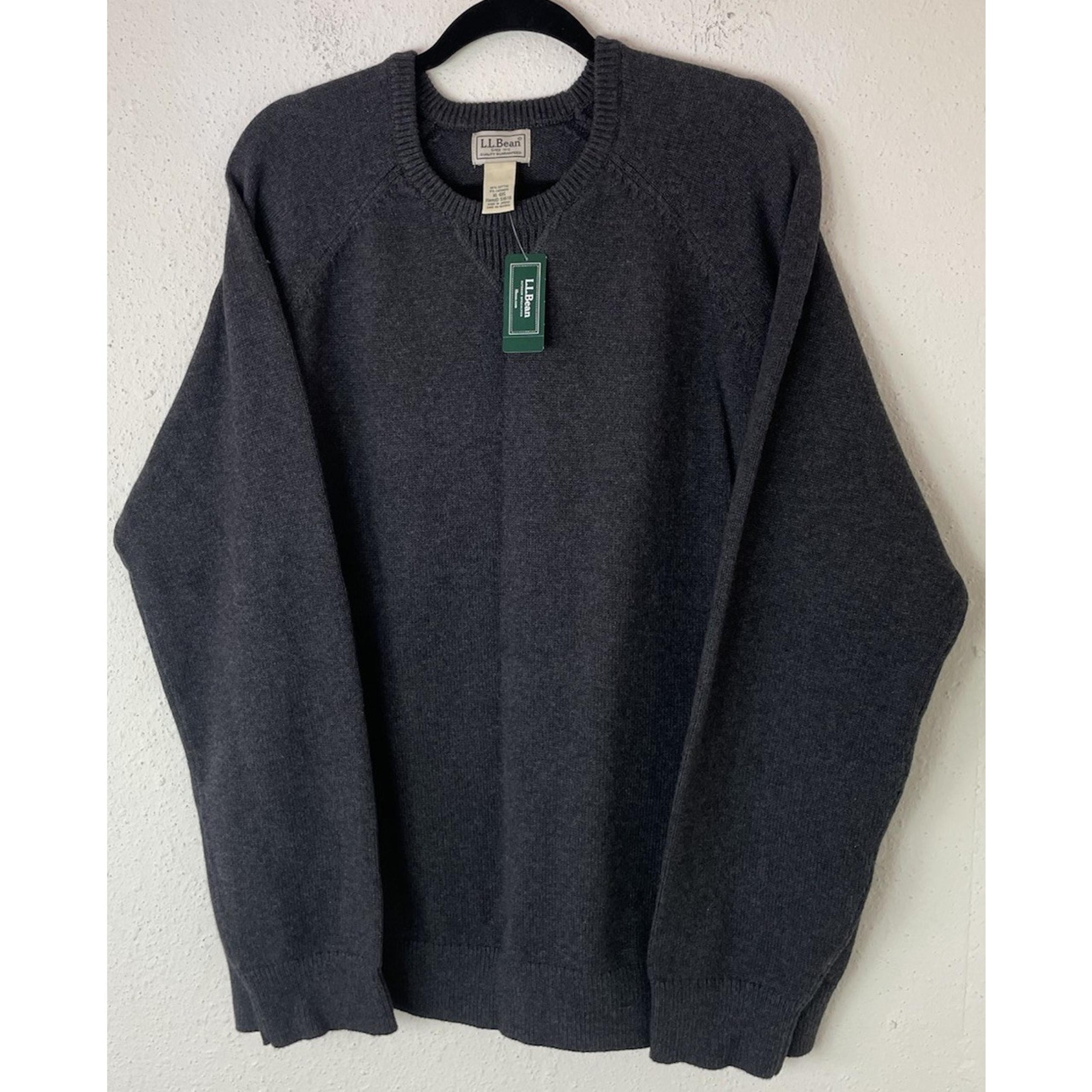 NWT Vintage LL Bean Men's Sweater Made in USA Knit Casmere Blend XL Tall