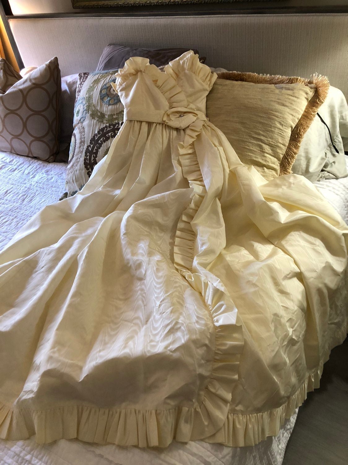 Rose Taft Couture Vintage gown