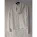 Aeropostale Aero Women's White Hoodie Sun 87 Surf Pink Logo Large XL