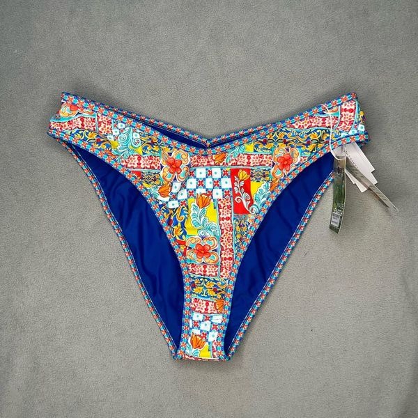 New Bydee Prague Bikini Bottom Blue Size XL Colorfully