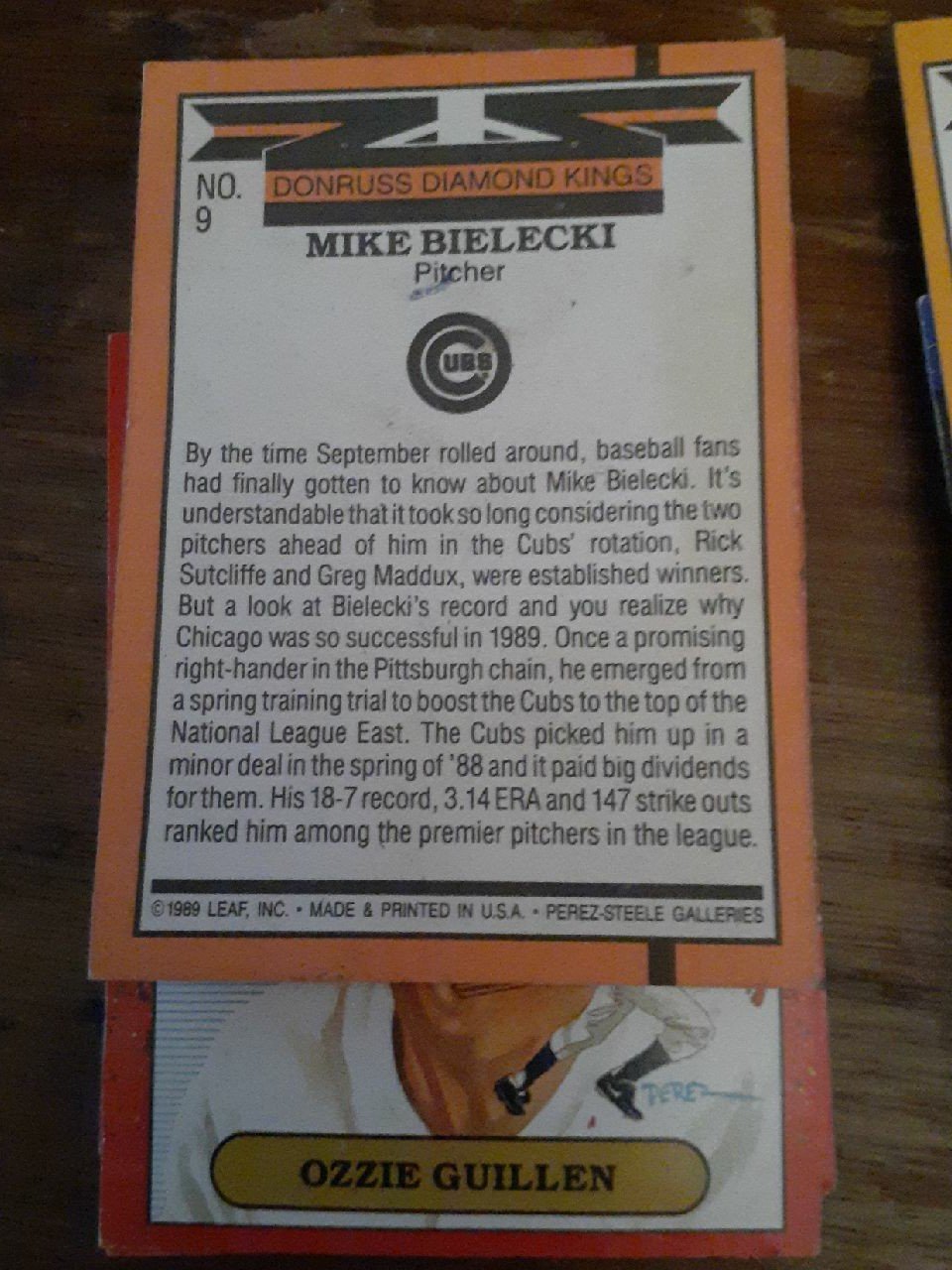 Donruss Diamond Kings '87,'88,'89