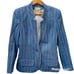 Pascal Millet Cotton Striped Pant Suit French Size 40 (US 10)