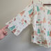 Serbin Sport Vintage Deadstock Beach Print 100% Cotton Blouse size Large