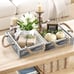 NEW Set of 3 Wooden Nesting Decor Trays, 16 x 11