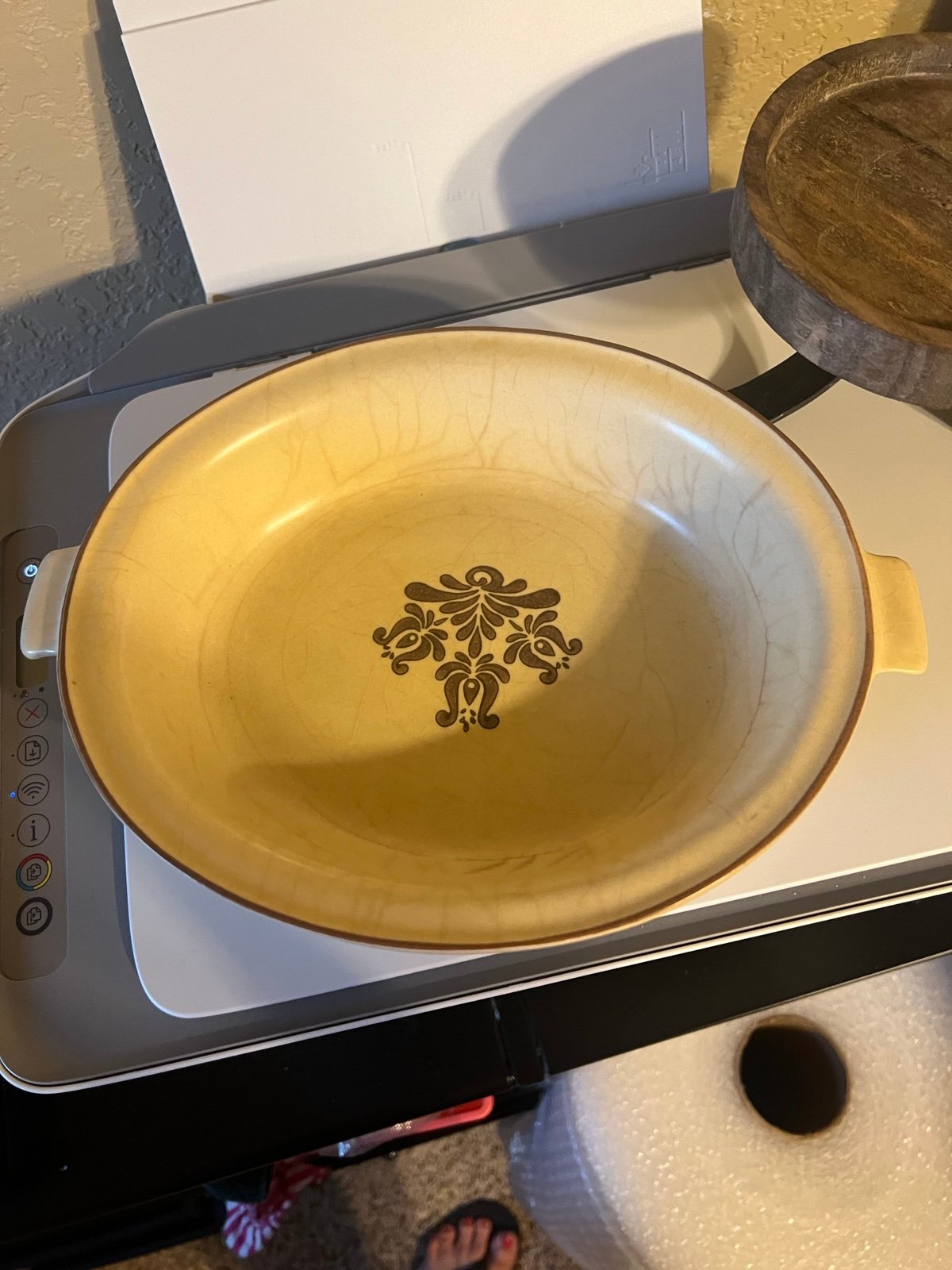 Pfaltzgraff Village Pattern oblong casserole dish
