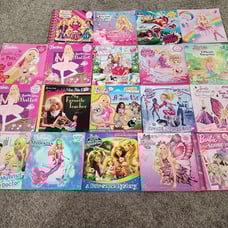 Kids Barbie Book Lot