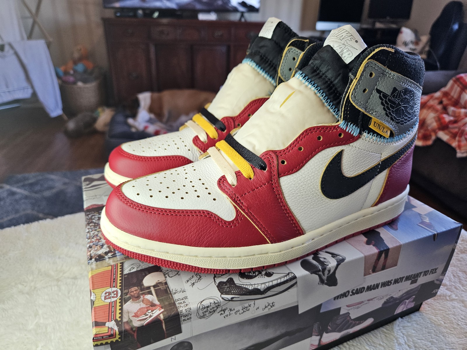 Union LA x Jordan 1 Retro OG SP High Chicago Shadow Mens Size 8