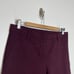 Quince Ultra Stretch Ponte Straight Leg Pants Plum Womens Size L Career Work