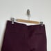 Quince Ultra Stretch Ponte Straight Leg Pants Plum Womens Size L Career Work