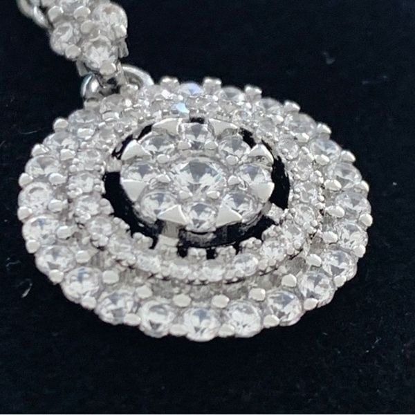 Men’s Iced-Out Medallion Necklace Sterling Silver Chain & CZ Bling Pendant