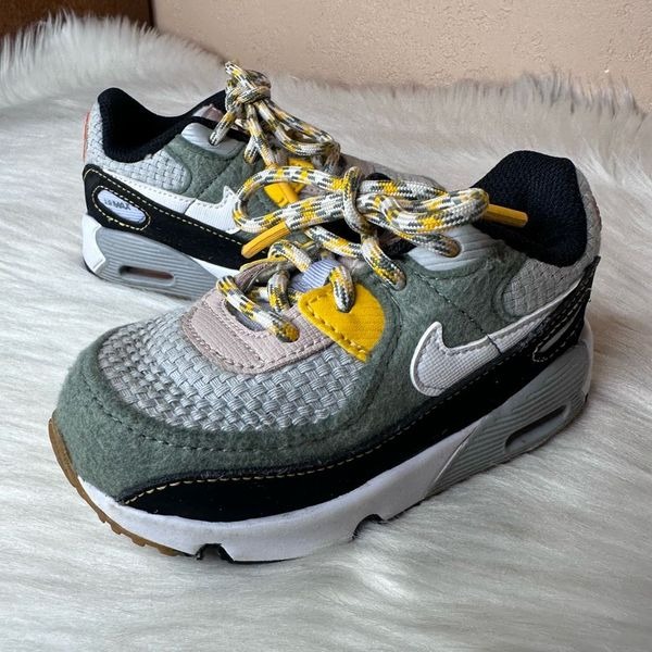 Nike Air Max 90 Buckle Spiral Sage Size 7C