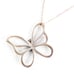 Tiffany & Co. Sterling Silver 925 Large Butterfly Pendant Necklace 16