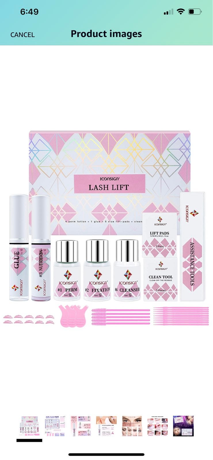 Lash Lift Kit, Professional Eyelash Perm