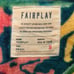 UO FairPlay TIGER Multi Color Plush Pullover Half-Zip Hoodie SIZE SMALL Unisex